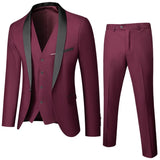 AIDASE  -  Men's Business Casual Suit Suit Men's Wedding Groom Dress Hall Slim Suit Men aidase-shop