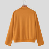 AIDASE  -  Men Sweatshirts Solid Color Lapel Long Sleeve Zipper Male Hoodies Cardigan Streetwear Autumn 2025 Casual Male Outerwear aidase-shop