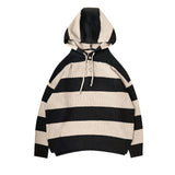 AIDASE  -  Warm Jumper Homme Man Hombres Sweater Mens Fall And Winter Sweater Loose Trend Lazy Retro Hooded Pullover Knit Man Clothes 니트 aidase-shop