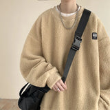 43.45Aidase Autumn New Solid Hoodie Men Harajuku Fashion Casual Oversized Hoodies Korean Man Harajuku Crewneck Hoodie 5XL aidase-shop
