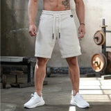 2021 New Men's Slacks Sports Shorts Summer Autumn Cotton Pure Color Men Casual Running Training Fitness Male Shorts aidase-shop
