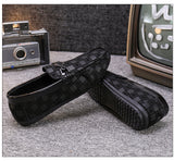 Aidase Topvivi loafers men causal Breathable Comfortable Lightweight Soft slip on Men Shoes gingham Men's Sneakers fashion italian aidase-shop