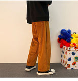Autumn Corduroy Pants Men's Fashion Retro Casual Wide-leg Pants Men Streetwear Wild Loose Hip-hop Straight Trousers Mens M-5XL aidase-shop