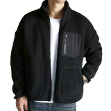 Aidase 2021 Winter Jackets Mens New Men's Plush Wool Jacket Fashion Brand Stand Collar Cotton Men's Jacket Free Shipping Jaket Men Best aidase-shop
