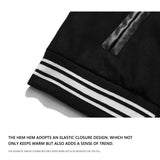 Aidase Mens Jackets Bone Letter Patchwork Harajuku Korea Style High Street Spring Autumn Baseball Coats Single-breasted Bomber Jacket aidase-shop