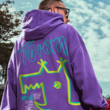 Aidase   Hoodies Man Pullover Sweatshirt Funny Graffiti Print Hoodies Fashion Men Hip Hop Hoodies Fleece Purple Hooded 8XL aidase-shop