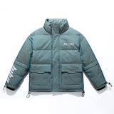 Aidase Fashion Winter White Duck Down Jacket Men Casual  Windbreaker Letter Print Discoloration Jacket Couple's Warm Down Coat Jacket aidase-shop