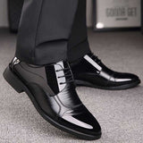 Business Luxury OXford Shoes Men Breathable Leather Shoes Rubber Formal Dress Shoes Male Office Party Wedding Shoes Mocassins ty aidase-shop