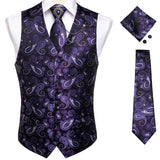 Aidase  2022 New Teal Green Paisley 100% Silk Formal Dress Vest Men Waistcoat Vest Wedding Party Vest Tie Brooch Pocket Square Set DiBanGu aidase-shop