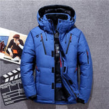 Aidase -20 Degree Winter Jacket Men White Duck Down Parkas Men's Thick Warm Snow Parkas Overcoat Windbreaker Hooded Parkas Coat Hombre aidase-shop