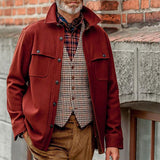 Aidase Fashion Men's Jacket Slim Fit Trend Coat Tops Male Autumn Winter Casual Solid Color Single Breasted Jackets Long Sleeves Outwear aidase-shop