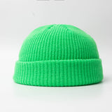 Aidase Fashion Hip Hop Beanie Knitted Hat Men Skullcap Women Winter Warm Brimless Baggy Melon Cap Cuff Docker Fisherman Beanies Hats aidase-shop
