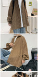 Aidase Men Jackets Corduroy Plus Size 3XL Retro Solid Loose Korean Style Single Breasted High Street Fashion Leisure All-match Simple aidase-shop
