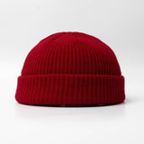 Aidase Fashion Hip Hop Beanie Knitted Hat Men Skullcap Women Winter Warm Brimless Baggy Melon Cap Cuff Docker Fisherman Beanies Hats aidase-shop