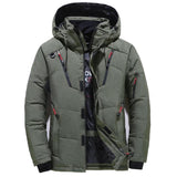 Aidase Men's Winter Coat Hooded Parka Jacket White Duck Down Warm Coats Man Outwear Windbreaker Thicken Parkas Men 5XL Casaco Masculino aidase-shop
