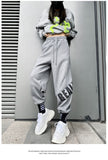 Aidase Hip Hop Sweatpants Joggers Women Autumn Harajuku High Wasit Harem Panst Jogging Korean Style Baggy Trousers Streetwear aidase-shop