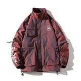Japan Style Hip Hop Mens Windbreaker Jacket Coat Loose Streetwear Mens Oversized Jacket Sportswear Bomber Jackets Harajuku Coat aidase-shop