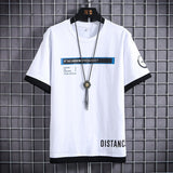 Aidase Men's Short Sleeve T-shirt Slim Fit Hole T-shirt Men Hip Hop Streetwear O Neck  Fitness T-shirt Tee Shirt Homme aidase-shop
