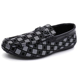 Aidase Topvivi loafers men causal Breathable Comfortable Lightweight Soft slip on Men Shoes gingham Men's Sneakers fashion italian aidase-shop