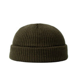 Aidase Fashion Hip Hop Beanie Knitted Hat Men Skullcap Women Winter Warm Brimless Baggy Melon Cap Cuff Docker Fisherman Beanies Hats aidase-shop