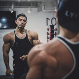 Aidase  Summer Men Bodybuilding exercise Tank Tops Gym Workout Fitness Cotton Sleeveless shirt Running Clothes Singlet Male  Casual aidase-shop