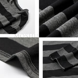 Aidase Harajuku Striped Shirt Streetwear Couple Oversized Striped Blouse Woman Casual Long Sleeve Gothic Grunge T-Shirt Tee Tops aidase-shop