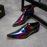 Party Men Oxford Shoes Real Leather Wedding Formal Shoes Lace Up Dress Shoes genuine leather club party Male Brogues flats aidase-shop
