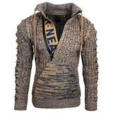 Aidase  Men Knitted Sweater 2022 Spring Warm V Neck Pullover Jumper Long Sleeve Casual Loose Male Autumn Winter Knitwear Tops Plus Size aidase-shop