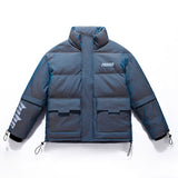 Aidase Fashion Winter White Duck Down Jacket Men Casual  Windbreaker Letter Print Discoloration Jacket Couple's Warm Down Coat Jacket aidase-shop