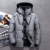 Aidase -20 Degree Winter Jacket Men White Duck Down Parkas Men's Thick Warm Snow Parkas Overcoat Windbreaker Hooded Parkas Coat Hombre aidase-shop