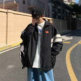 Aidase Mens College Style Jackets and Coats New Men's Windbreaker 2021Spring Male Loose Couple Thin Plus Size Casual Fashion Coats aidase-shop