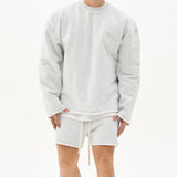Sweatshirt Men's Cotton Pullover Loose Casual Hoodie Streetwear Harajuku Fashion Tops aidase-shop