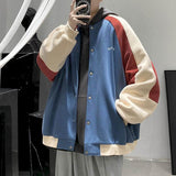 Aidase Baseball uniform men's winter thick casual jacket Korean style trendy handsome jacket  Hong Kong style plus fleece top cool aidase-shop