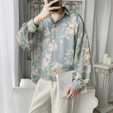 Aidase 2022 Men's Hawaiian Shirt Long Sleeve Sunscreen Clothes Floral Printing Shirt Loose Camisa Masculina Fashion Shirts M-XL aidase-shop