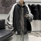 Aidase Baseball uniform men's winter thick casual jacket Korean style trendy handsome jacket  Hong Kong style plus fleece top cool aidase-shop