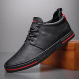 Aidase  Spring 2022 New Men's Casual Leather Shoes Soft-soled Bean Shoes Men's Shoes Fashion Driving Shoes. aidase-shop