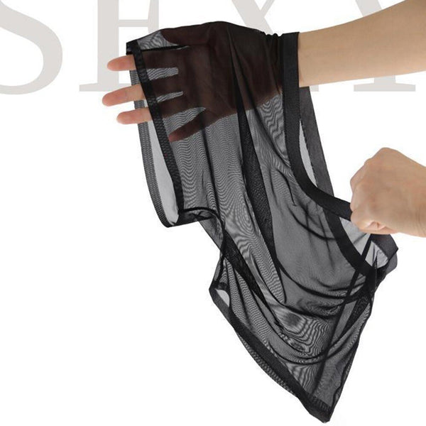 Aidase Men's Underwear Transparent Boxers Bulge Ice Silk See Through U ...