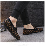 Aidase Topvivi loafers men causal Breathable Comfortable Lightweight Soft slip on Men Shoes gingham Men's Sneakers fashion italian aidase-shop