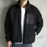 Aidase 2021 Winter Jackets Mens New Men's Plush Wool Jacket Fashion Brand Stand Collar Cotton Men's Jacket Free Shipping Jaket Men Best aidase-shop