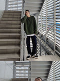 Aidase Y2K O-neck sweater for men women 2021 new autumn winter casual base jerseys oversize fashion lightweight Korean hip hop sweater aidase-shop