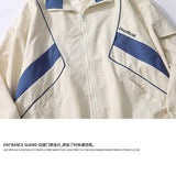 Aidase  American Retro Tactical Jacket Men's Japan Color Matching High Street Loose Casual Sports Baseball Uniform Preppy Hip Hop Coat aidase-shop
