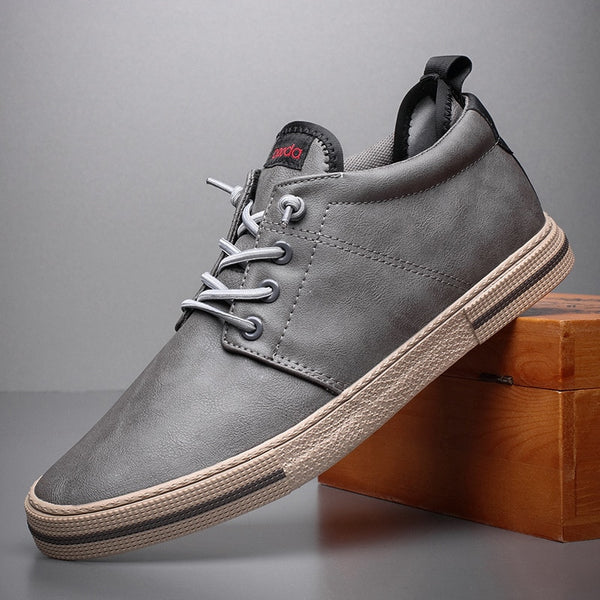 Aidase Spring New Men's Casual Leather Shoes Soft-soled Bean Shoes Men â aidase-shop