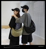 Aidase Men's and women's shoulder bag leisure student bag high quality Oxford women's crossbody bag waterproof outdoor fitness bag aidase-shop