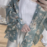 Aidase 2022 Men's Hawaiian Shirt Long Sleeve Sunscreen Clothes Floral Printing Shirt Loose Camisa Masculina Fashion Shirts M-XL aidase-shop