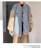 Aidase Corduroy jacket coat new autumn and winter plus velvet thick cotton coat jacket male Harajuku retro Hong Kong-style cotton tops aidase-shop