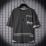 Aidase Men's Short Sleeve T-shirt Slim Fit Hole T-shirt Men Hip Hop Streetwear O Neck  Fitness T-shirt Tee Shirt Homme aidase-shop