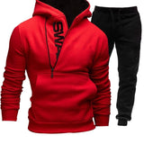 Aidase NEW Tracksuit Men's 2 Pieces Set Sweatshirt and Sportspants Outfits  Zipper Hoodies Casual Men's Clothing  Plus Size Ropa Hombre aidase-shop