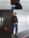 Aidase Y2K O-neck sweater for men women 2021 new autumn winter casual base jerseys oversize fashion lightweight Korean hip hop sweater aidase-shop