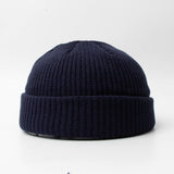 Aidase Fashion Hip Hop Beanie Knitted Hat Men Skullcap Women Winter Warm Brimless Baggy Melon Cap Cuff Docker Fisherman Beanies Hats aidase-shop