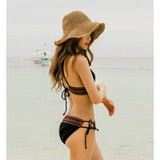Folding Straw Hat Women's Summer Outing Sun Visor Holiday Cool Hat Seaside Beach Hat Tide Summer Hats aidase-shop